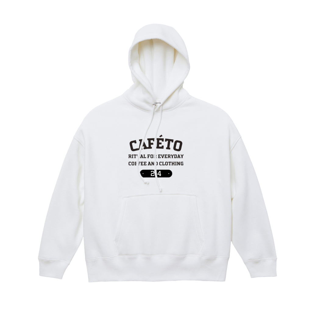 CAFÉTO HOODIE No1 white image