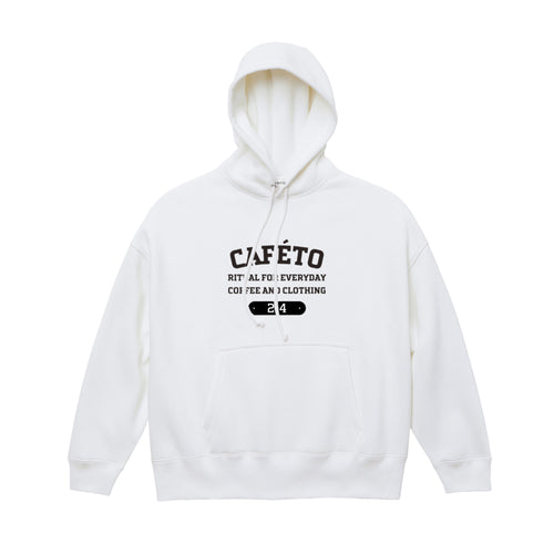 CAFÉTO HOODIE No1 white image