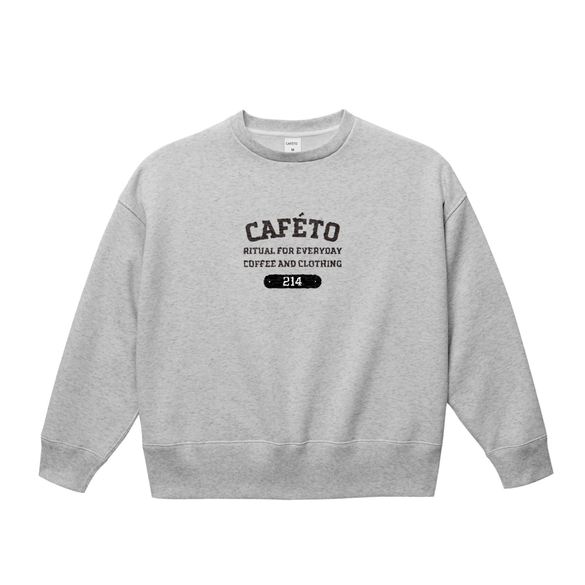 CAFÉTO SWEAT SHIRT No1　 ash image