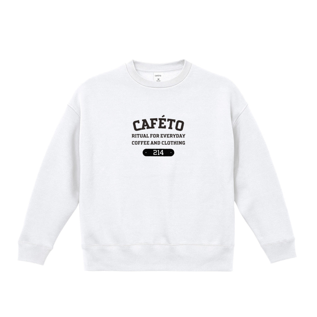 CAFÉTO SWEAT SHIRT No1　 white image
