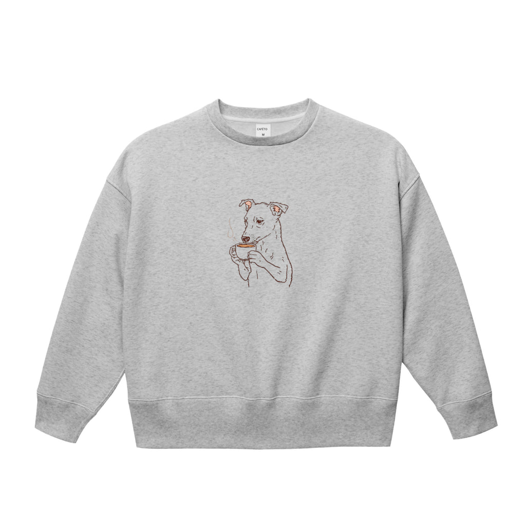 CAFÉTO SWEAT SHIRT NO2 ash image