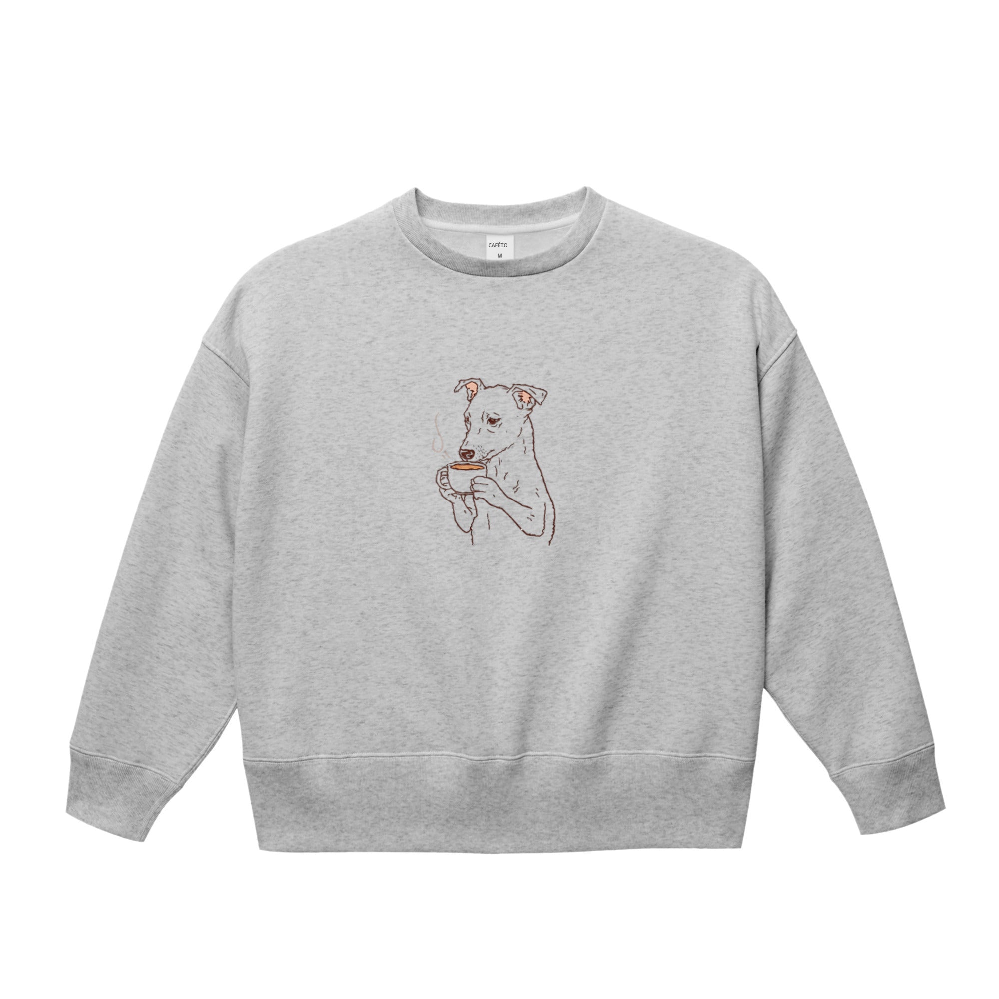 CAFÉTO SWEAT SHIRT NO2 ash image