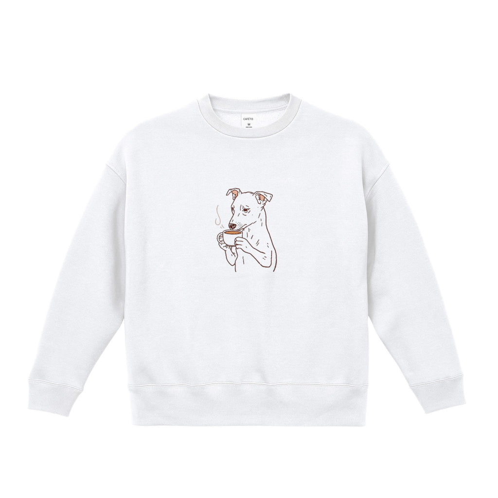 CAFÉTO SWEAT SHIRT NO2 white image
