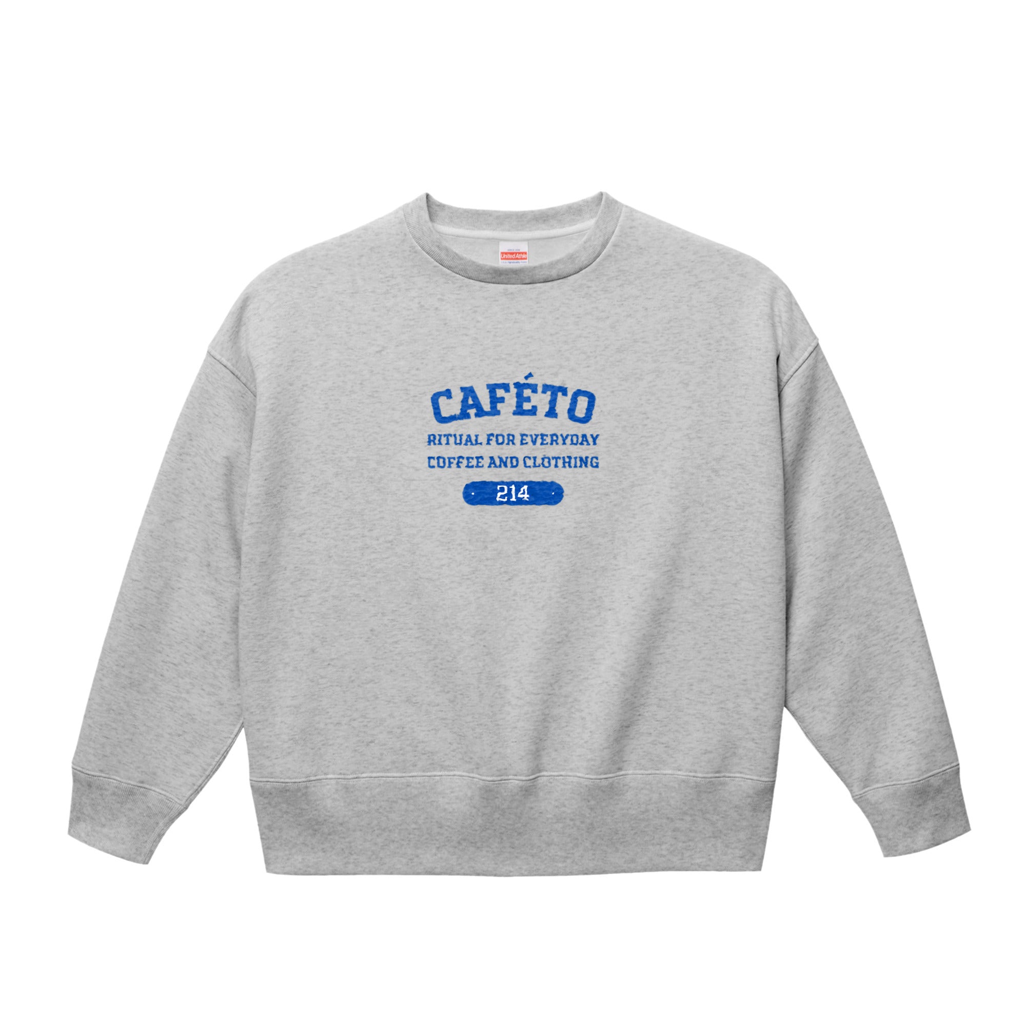 CAFÉTO SWEAT SHIRT NO3 ash image