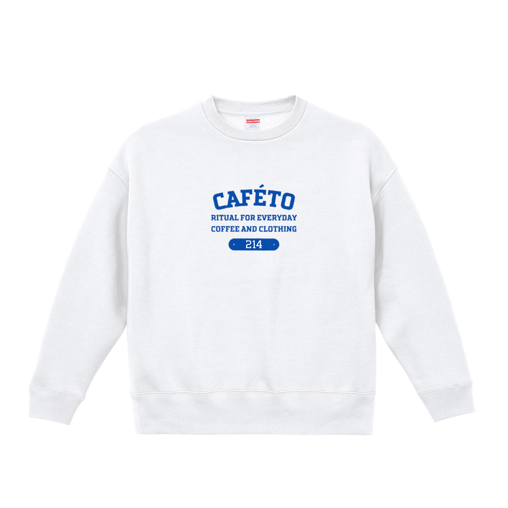 CAFÉTO SWEAT SHIRT NO3 white image