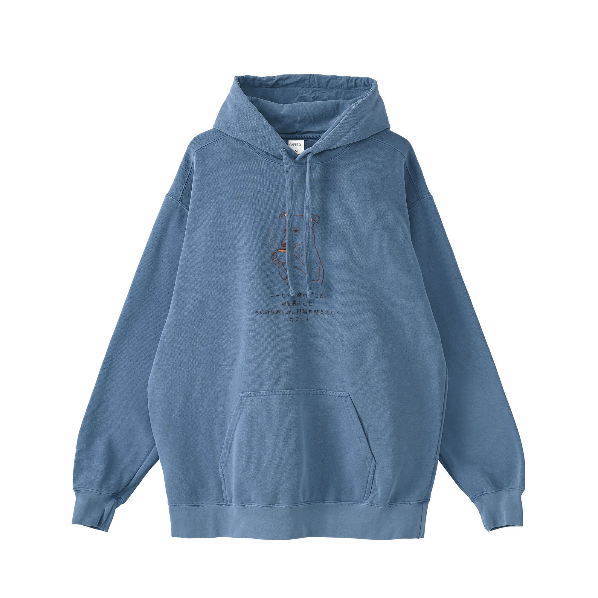 CAFÉTO HOODIE NO2 blue image