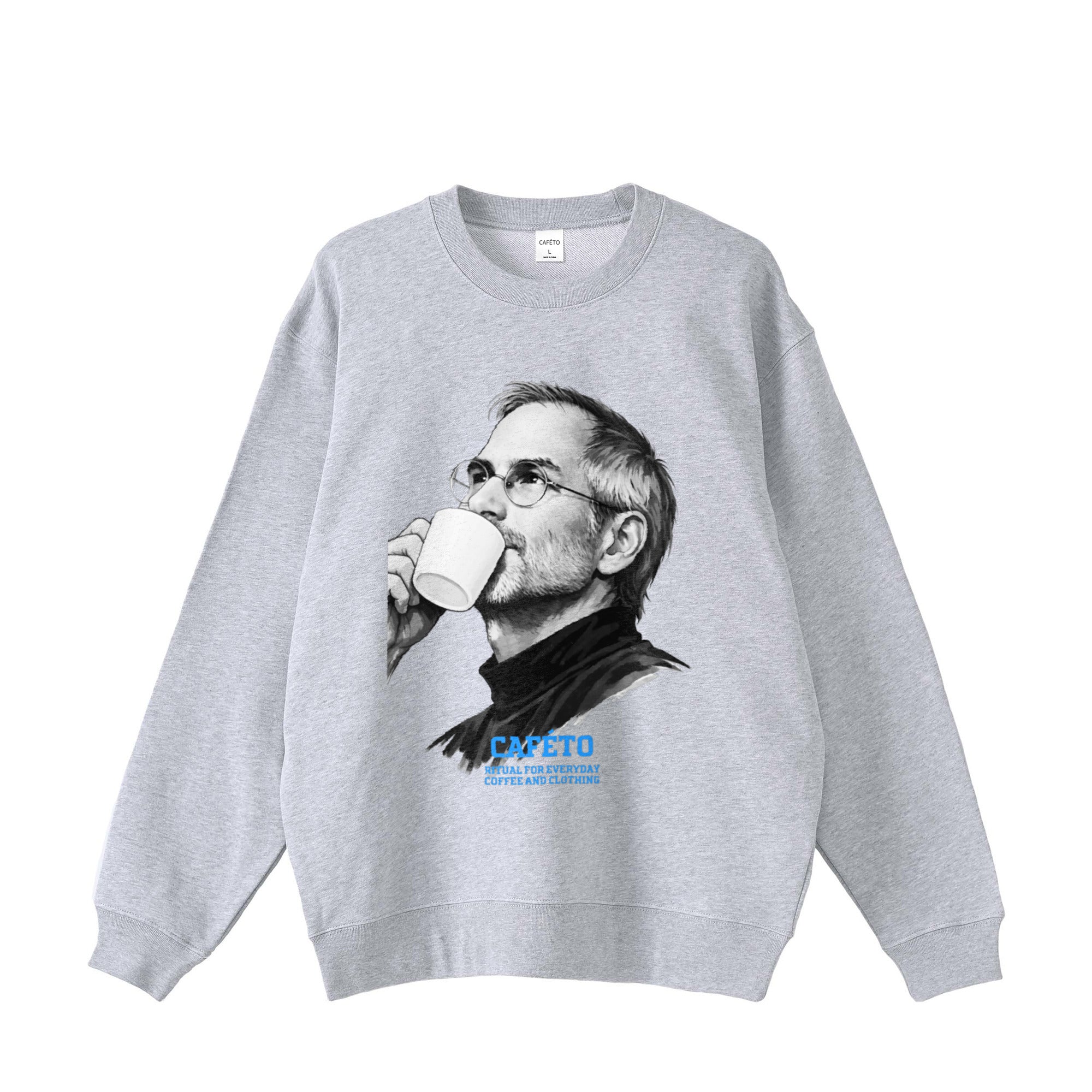 CAFÉTO SWEAT SHIRT NO5 gray image