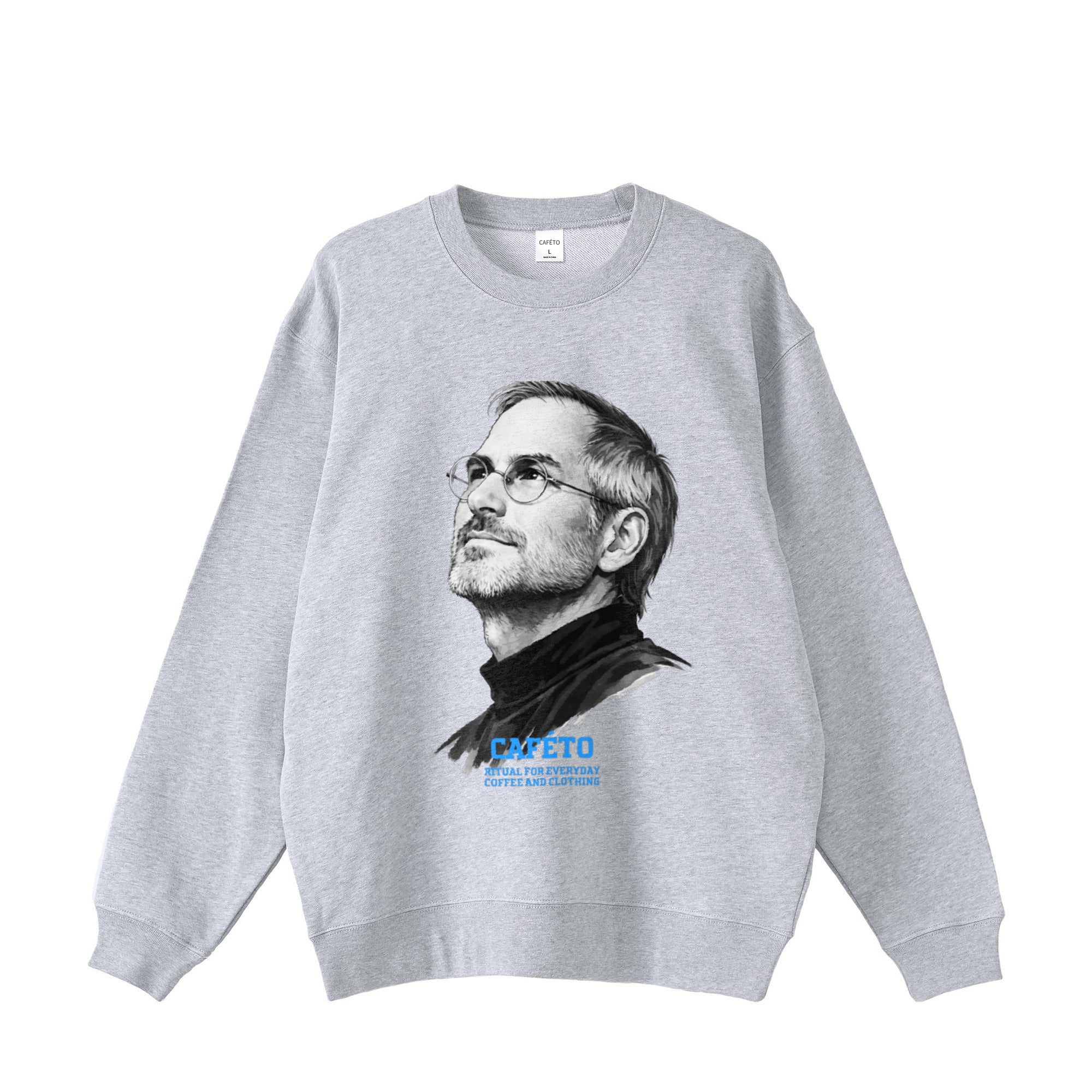 CAFÉTO SWEAT SHIRT NO6 gray image