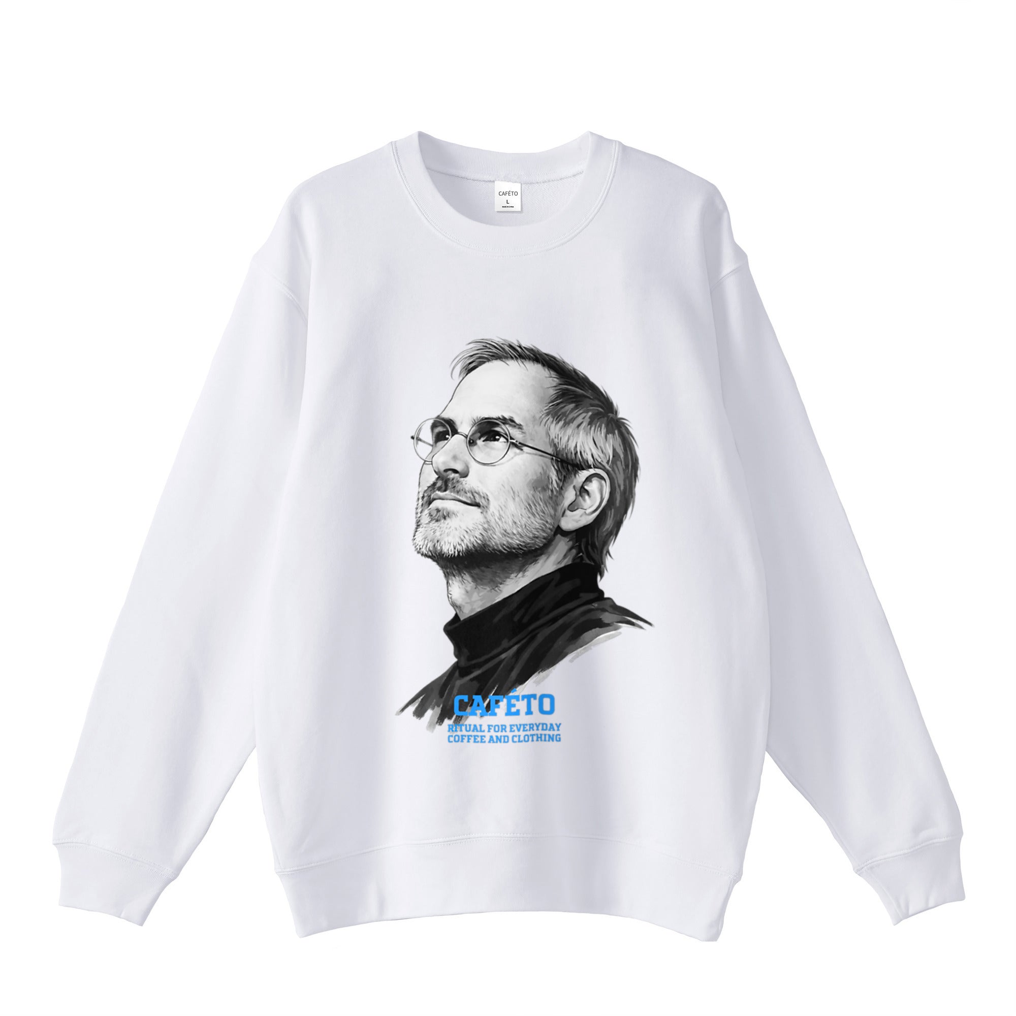 CAFÉTO SWEAT SHIRT NO6 white image