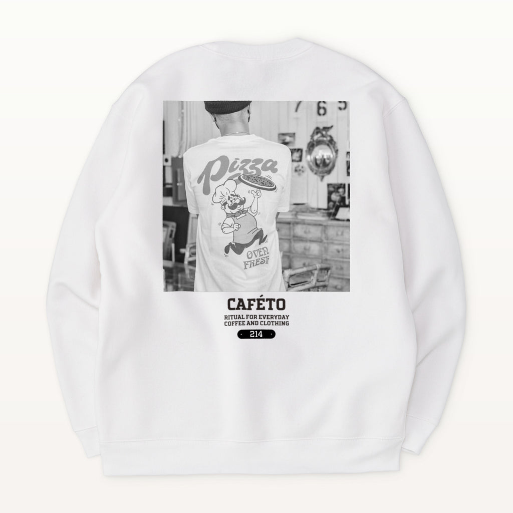 CAFÉTO SWEAT SHIRT NO3 white image